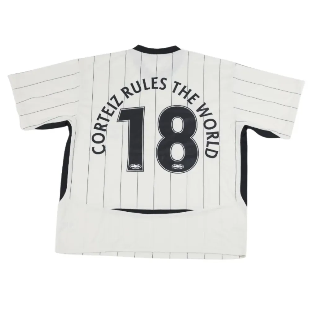 Camiseta Corteiz Website Football Jersey White - Droper