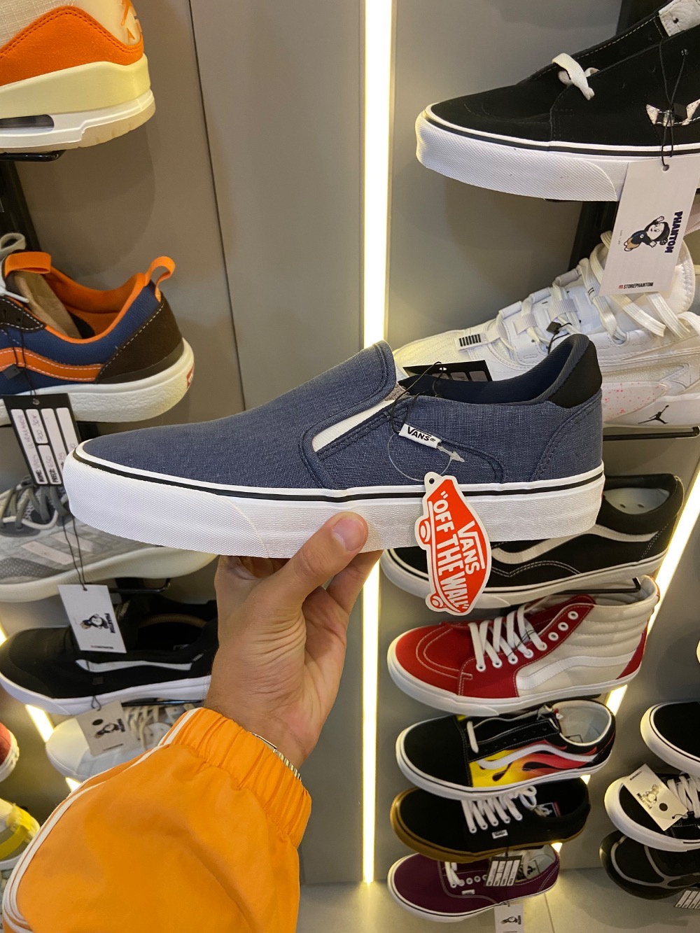 Vans Slip On Vans Asher Deluxe Navy
