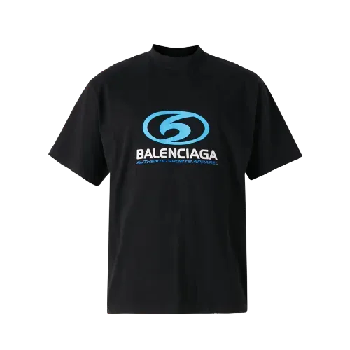 Camiseta Balenciaga 3B Sports Icon Black Blue