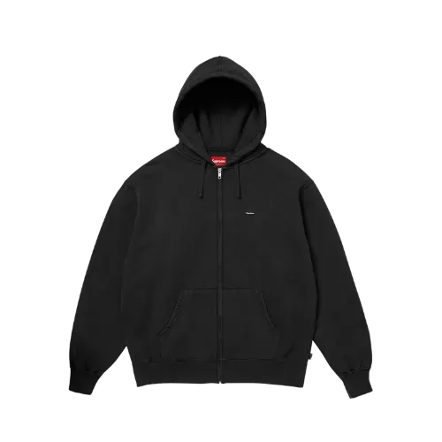 Supreme Jaqueta Small Box Zip Up Hooded Black FW25-W12