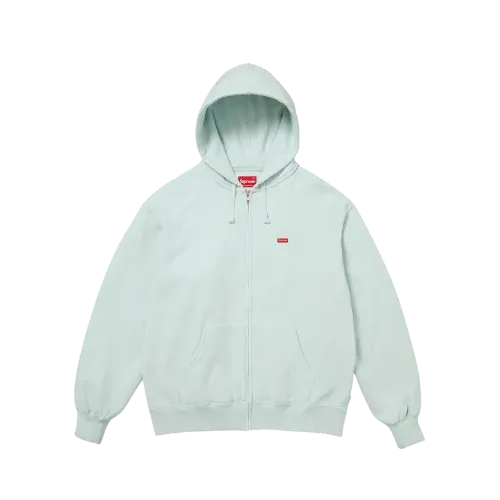 Supreme Jaqueta Small Box Zip Up Hooded Mint FW25-W12