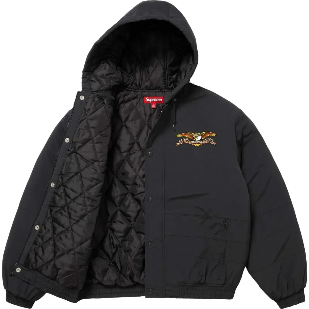 Antihero x Supreme Jaqueta Stadium Black FW25-W12 - Droper