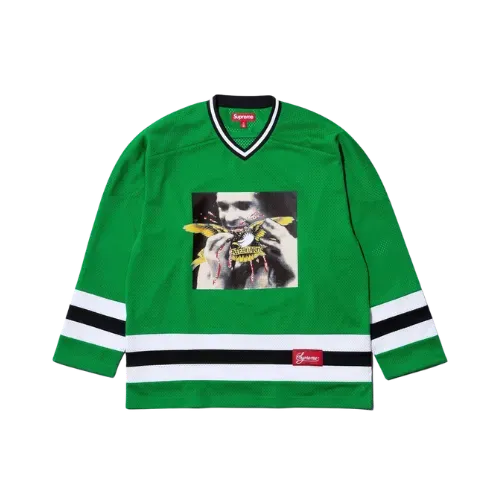 SUPREME ANTIHERO Football Jersey【S】 Antihero x Supreme Jersey Ozzy Hockey Green FW25-W12 - Droper