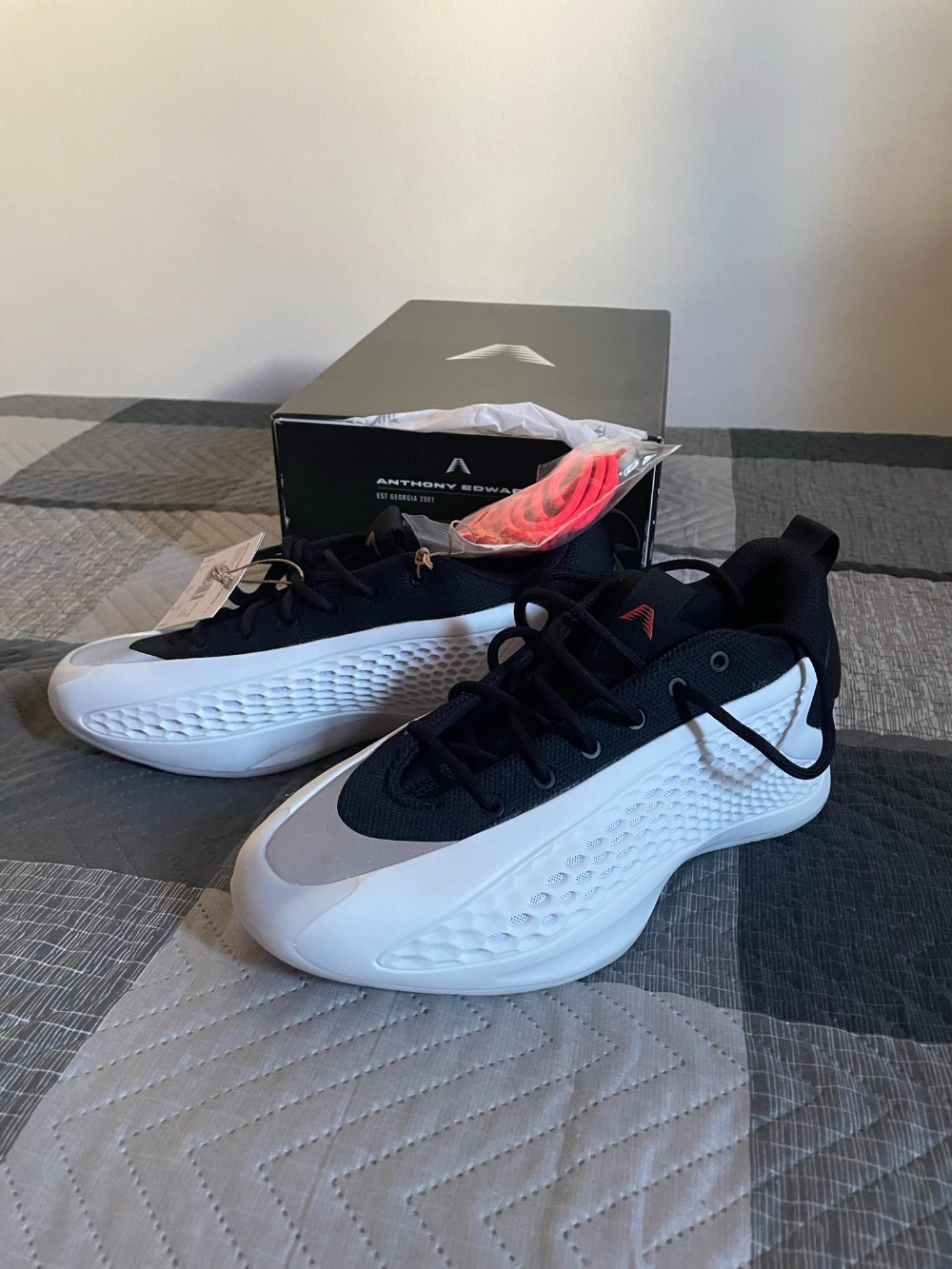 adidas AE 1 Low Cloud White Core Black Lucid Red