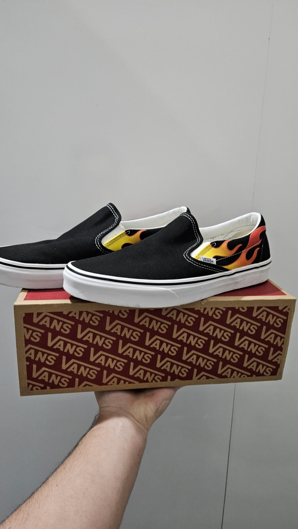 Vans Classic Slip-On Flame Black