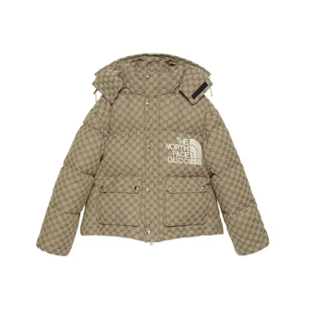 Gucci x The North Face Jaqueta Print Beige Ebony - Droper