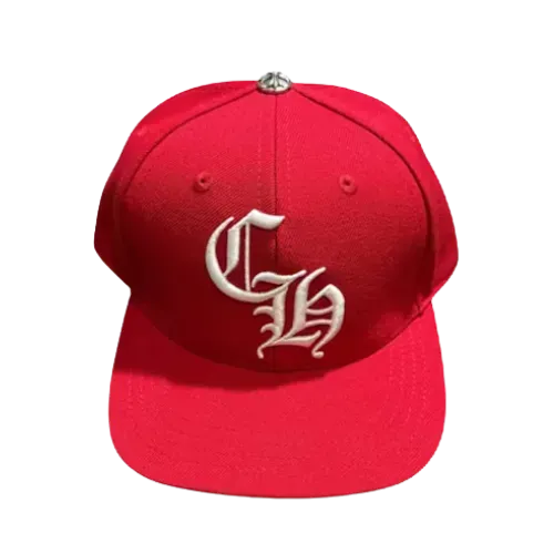 Boné Chrome Hearts Essentials LA Exclusive Baseball Wool Red