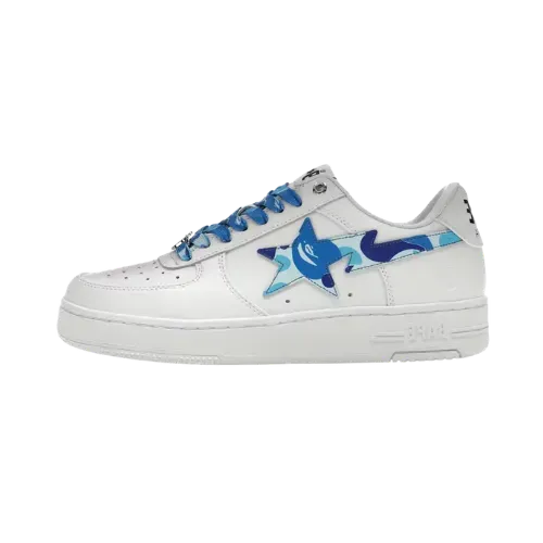 A Bathing Ape Bape Sta Low ABC Camo White Blue (2025)