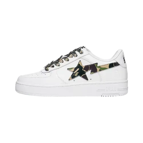A Bathing Ape Bape Sta Low ABC Camo White Green (2025)