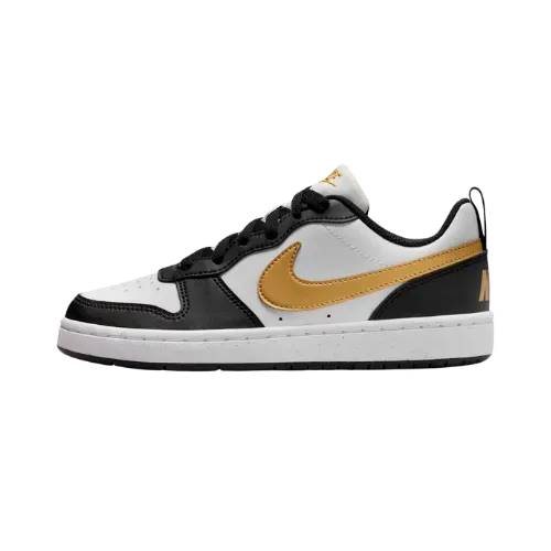 Nike Court Borough Low Recraft GS Black White Gold
