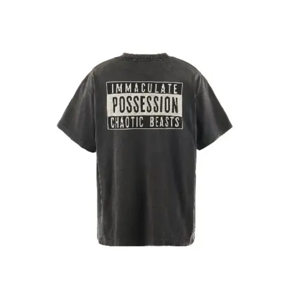 Cactus Plant Flea Market x Saint Mxxxxxx Camiseta Smile Black - Droper