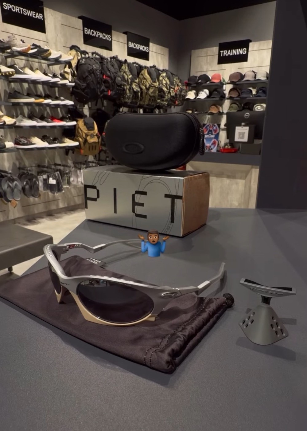 Piet x Oakley Óculos Plantaris Antique Silver
