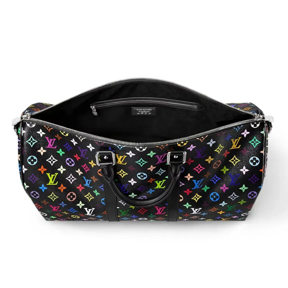 Takashi Murakami x Louis Vuitton Duffle Bag Keepall Bandoulière 50