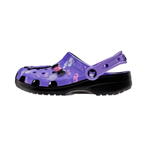 Sanrio x Crocs Classic Clog Sanrio Kuromi Purple Black