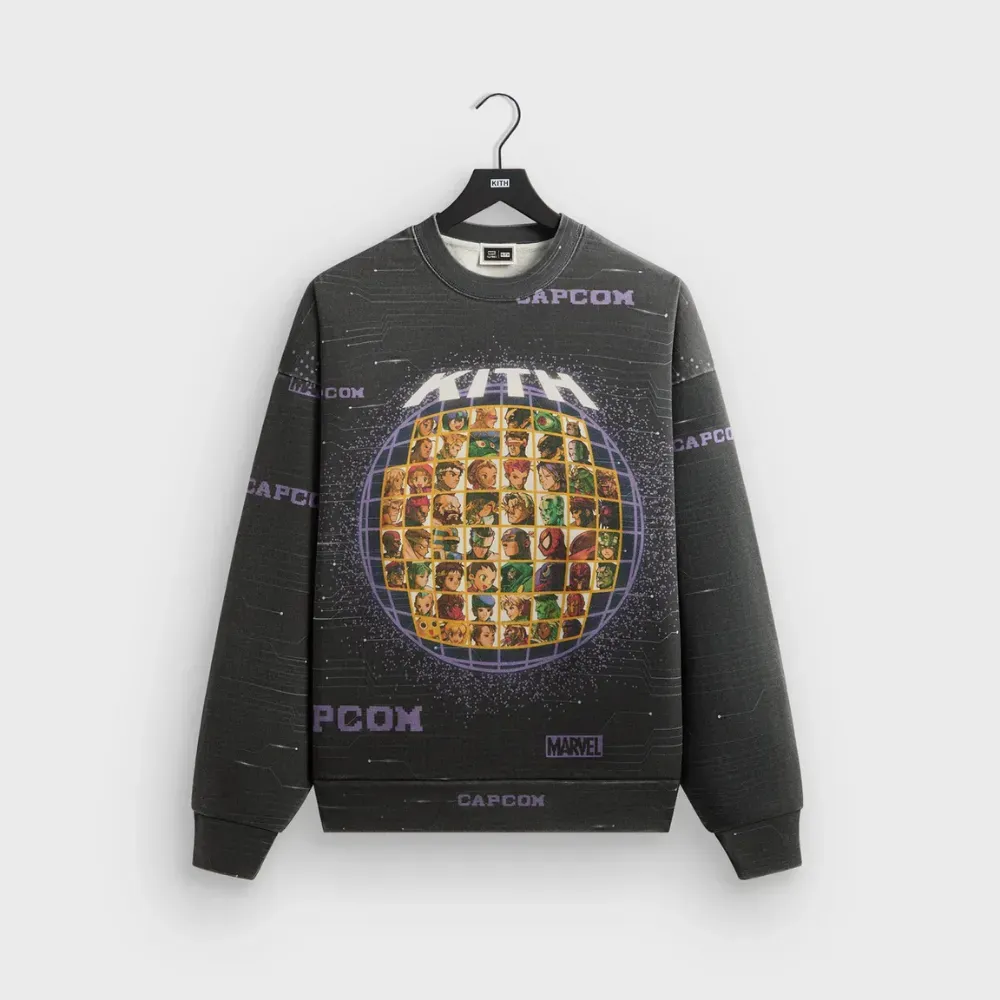 Marvel vs. Capcom x Kith Crewneck Character Select Vintage Nelson