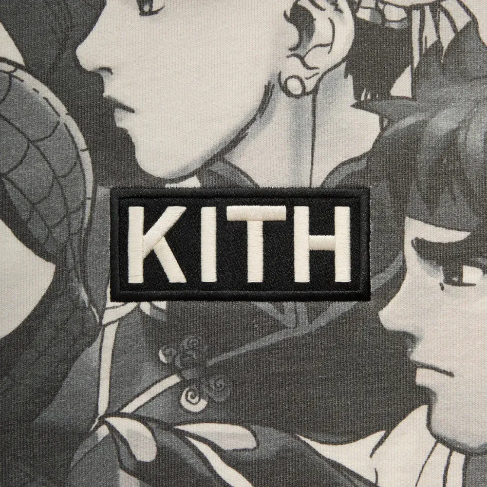 Marvel vs. Capcom x Kith Moletom Fighter All-Over Vintage Nelson