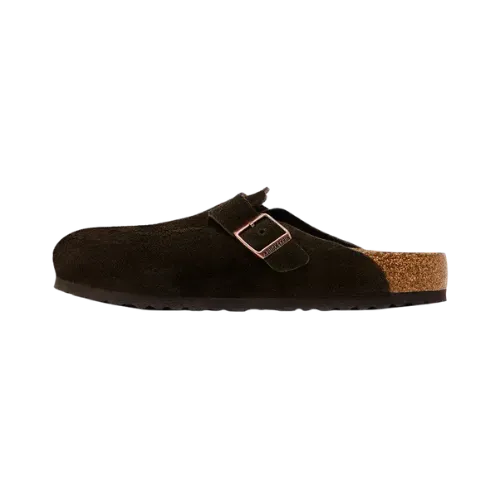 Birkenstock Boston Soft Footbed Suede Mocha