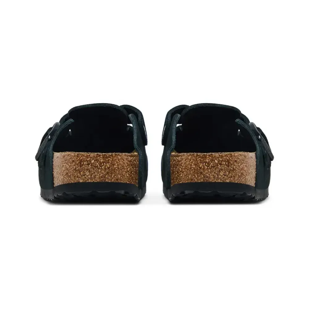 Birkenstock Boston Soft Footbed Narrow Black - Droper
