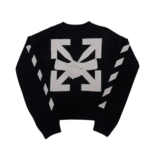 Crewneck Off-White Agreement Black