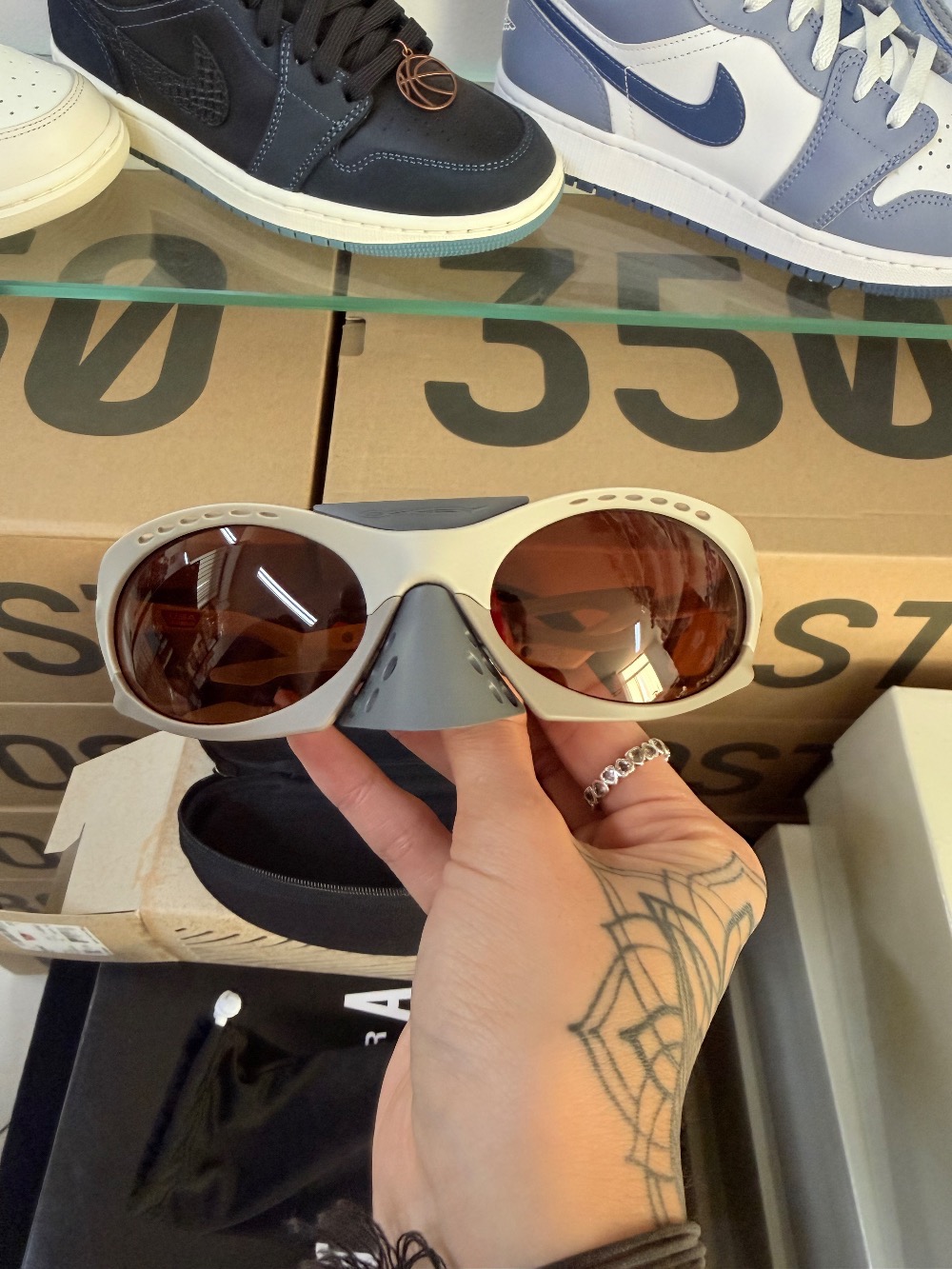 Óculos Oakley Plantaris Matte Sand Prizm Brown Gradient
