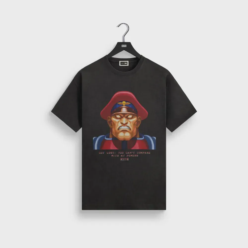 Capcom x Kith Camiseta M. Bison Vintage Black - Droper