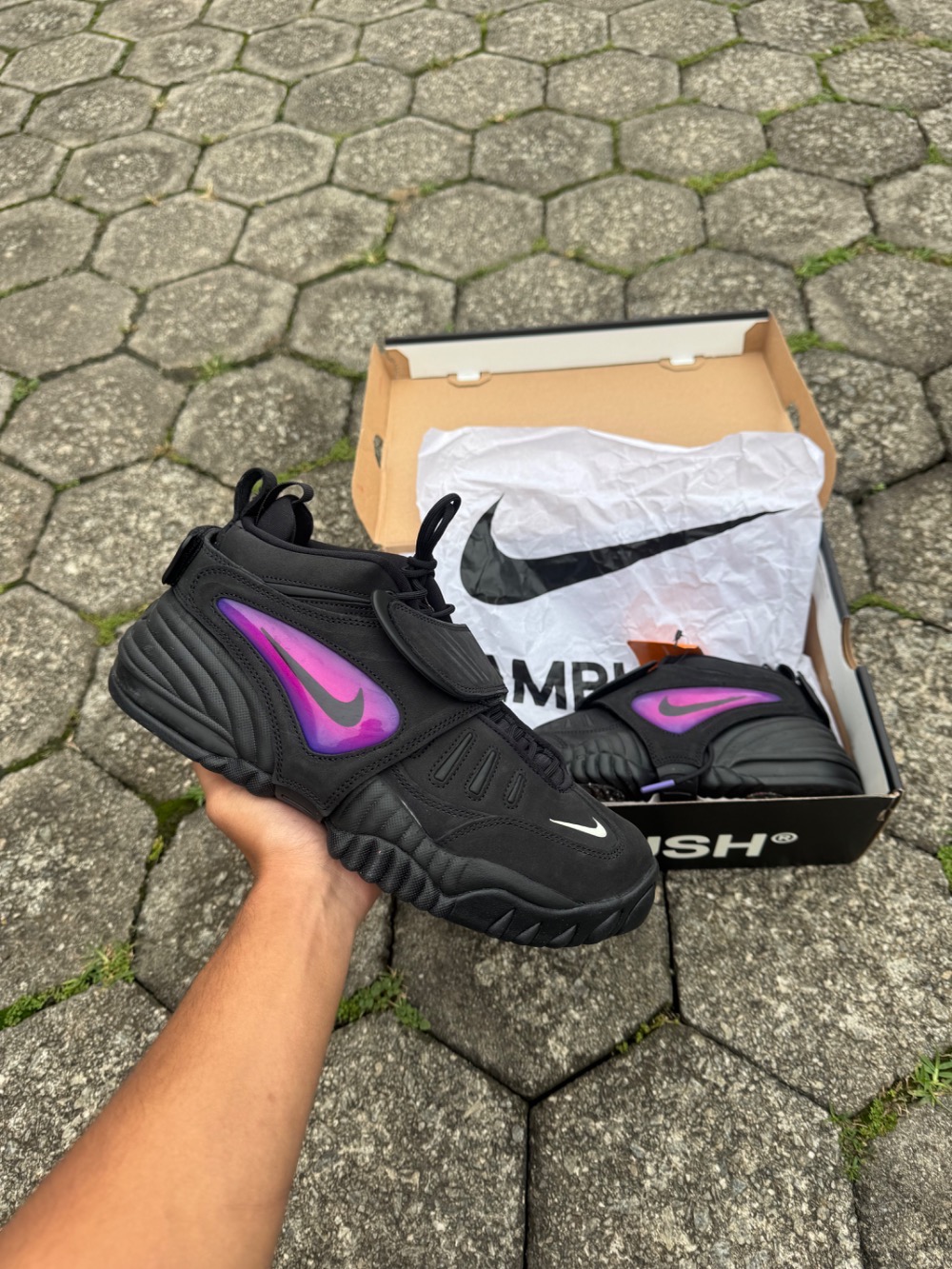 Ambush x Nike Air Adjust Force Black and Psychic Purple