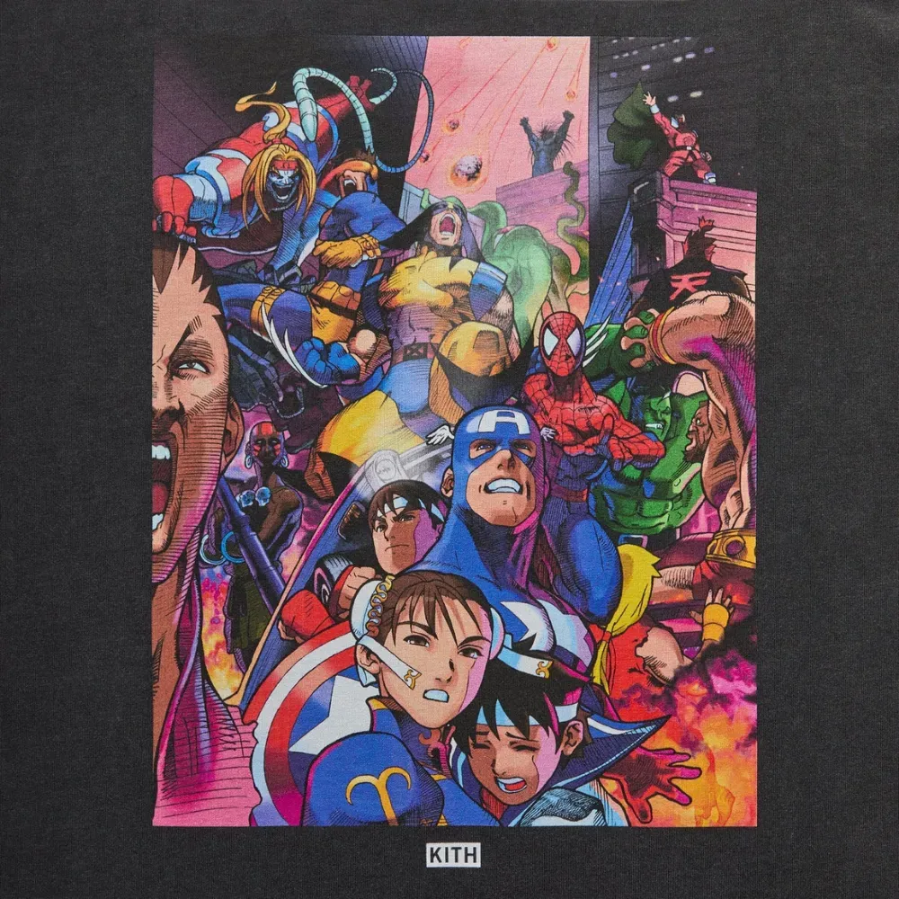 Marvel vs. Capcom x Kith Camiseta Heroes vs. Street Fighter