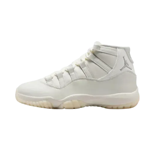 Air Jordan 11 Retro Sail Pearl Grey White Metallic Silver