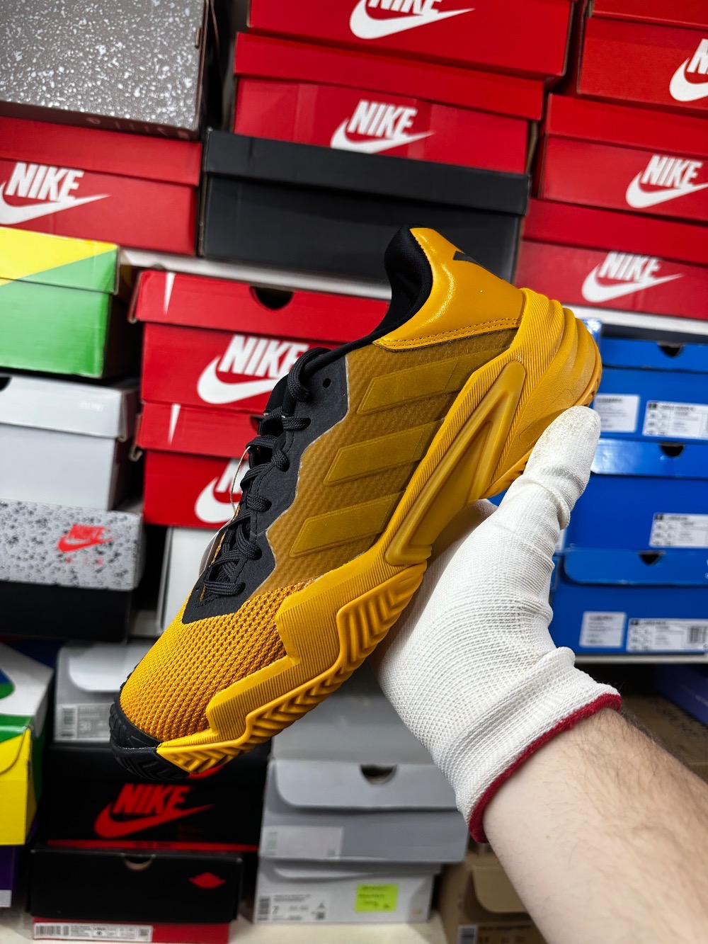 Y-3 x adidas Barricade 13 Collegiate Gold Black