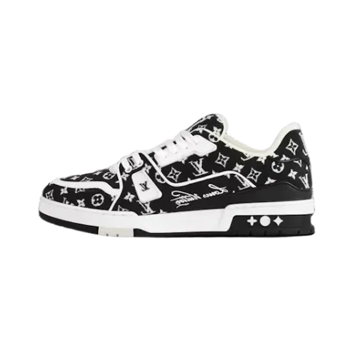 Louis Vuitton Trainer Monogram Black