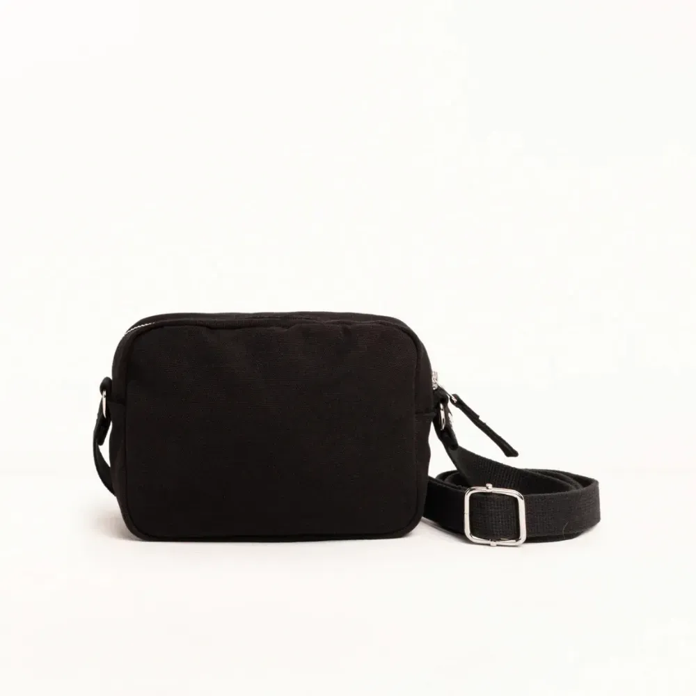 Bolsa Stussy Canvas Coin Pouch Washed Black - Droper