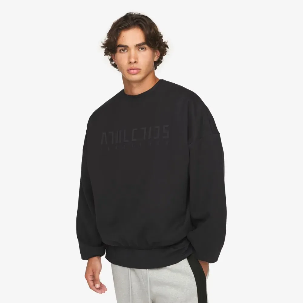 K*A様 FEAR OF GOD ATHLETICS FLEECE CREWNE Fear of God Athletics x adidas Moletom Crewneck Fleece Suede Black