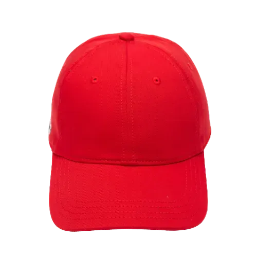 Boné Lacoste Cotton Gabardine Red