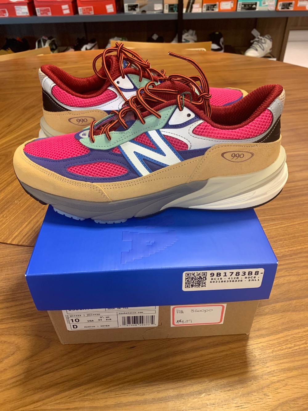 Action Bronson x New Balance 990v6 Made in USA Hi-Pink Royal Blue