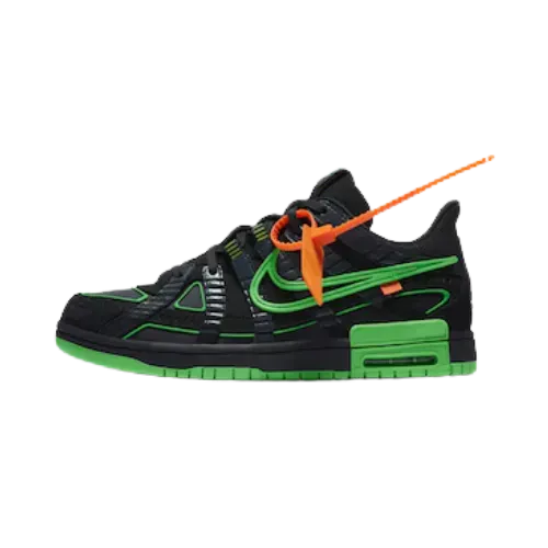 Off-White x Nike Rubber Dunk Green Strike Kids