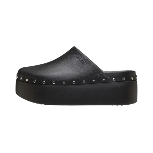 Crocs Dylan Platform Studded Clog Black