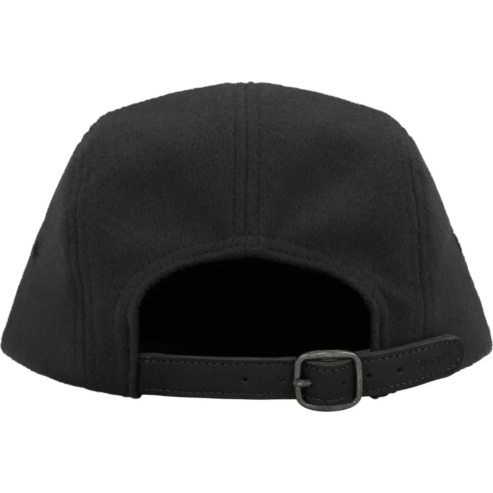 Boné Supreme Wool Camp Black FW25-W14 - Droper