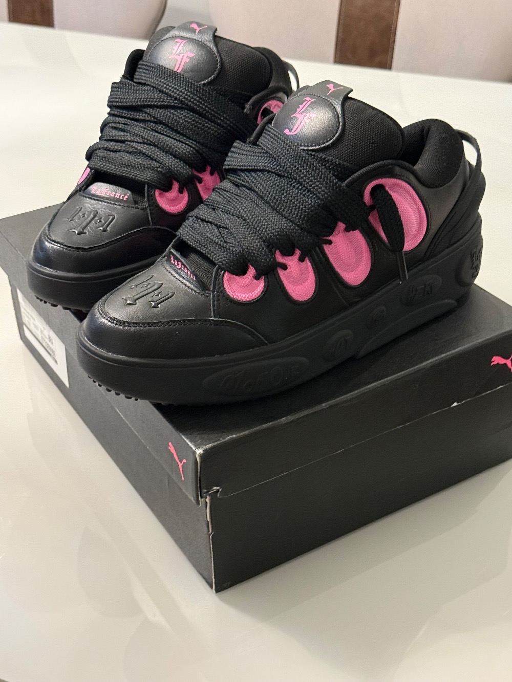 Lamelo Ball x Puma Lafrancé Moment Black-Glowing Pink