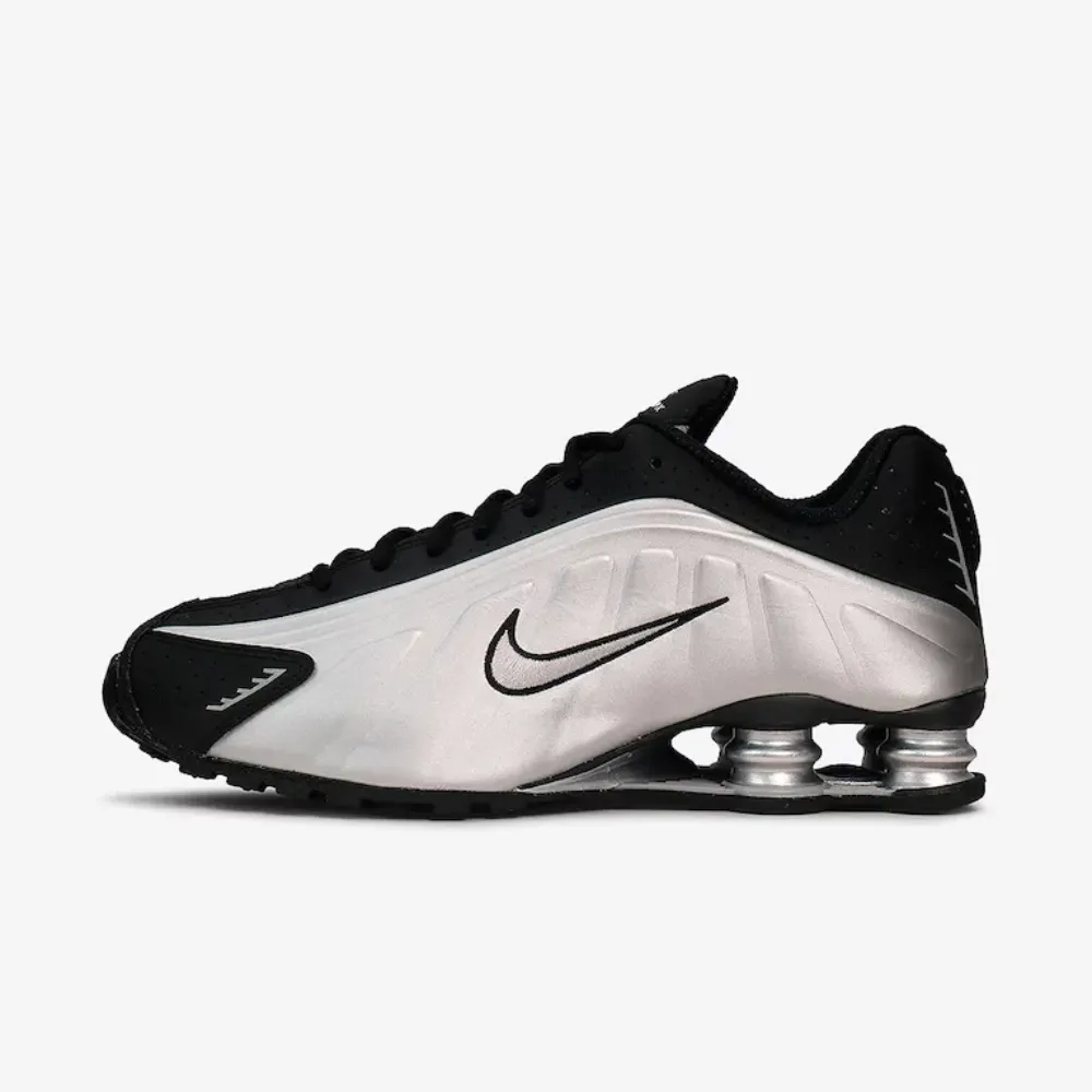 nike shox r4 silver black 28 ショックス シルバー Nike Shox R4 Metallic Silver Black - Droper