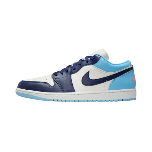 Air Jordan 1 Low Sail Blue Chill Hot Lava Blue Void