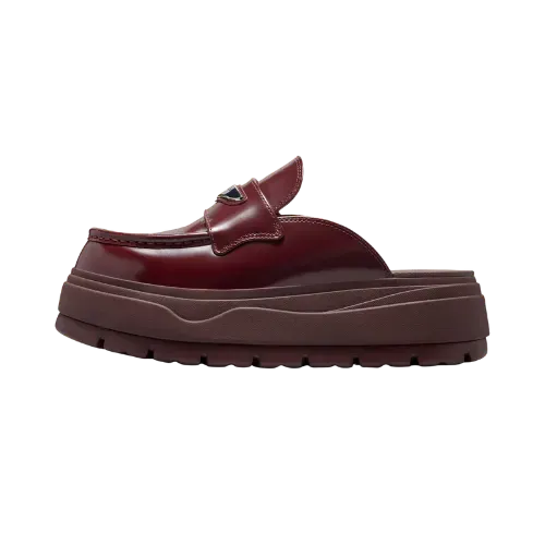 Air Jordan Mule Dark Team Red Burgundy Crush Metallic Silver