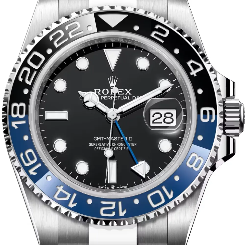 Relógio Rolex GMT-Master II Batman Aço Oystersteel foto 1