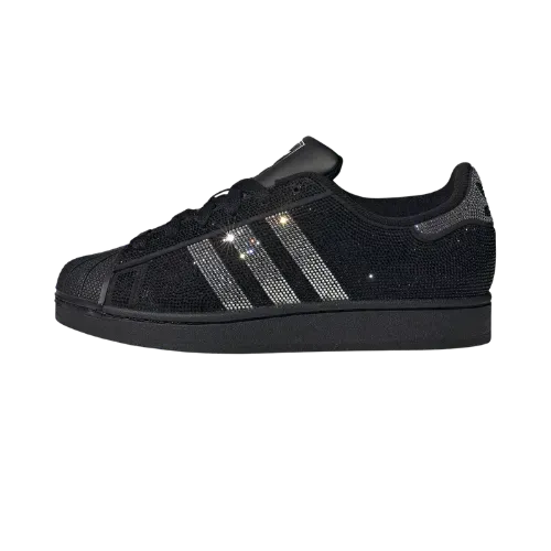 adidas Superstar II Core Black Silver Metallic Off White