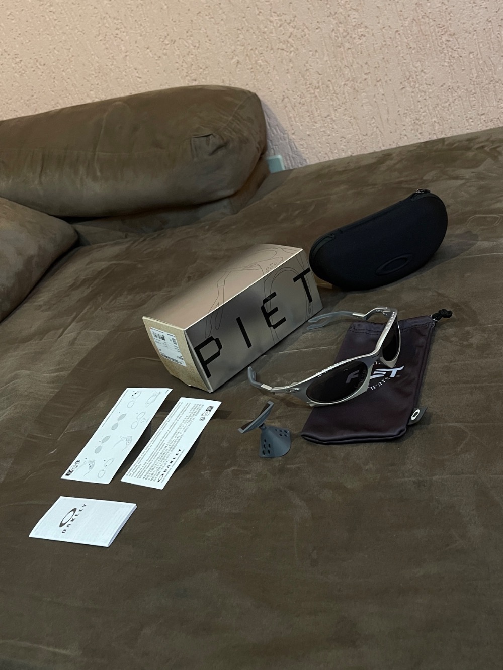 Piet x Oakley Óculos Plantaris Antique Silver