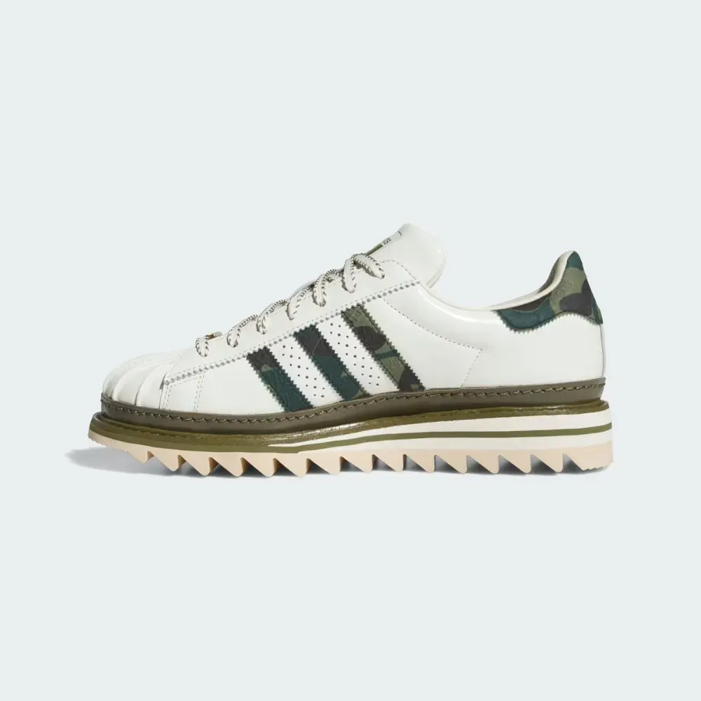 Imagem BAPE x CLOT x adidas Superstar Off White Branch Olive Cargo