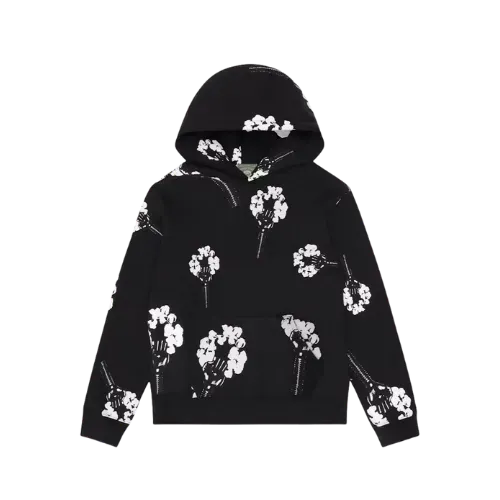 Moletom Denim Tears Hardies Tears Fist Wreath Black