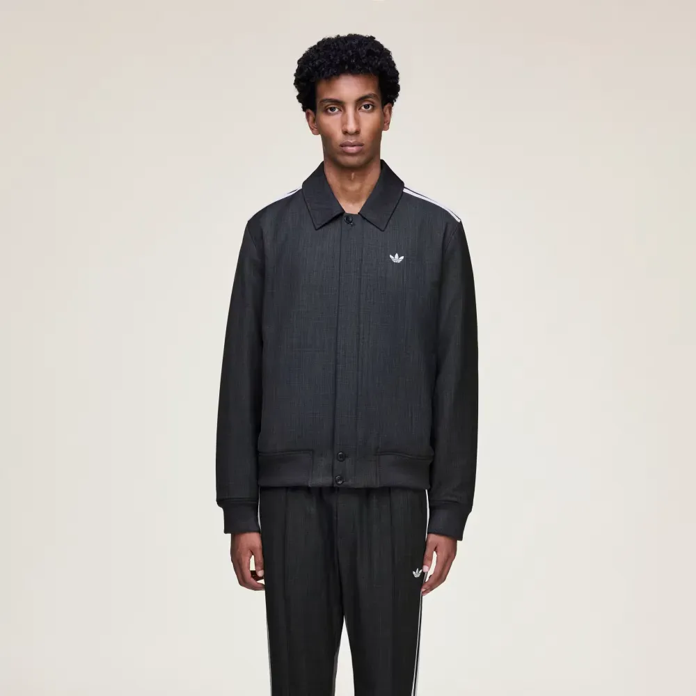 Wales Bonner x adidas Jaqueta Wool Dark Grey Heather - Droper