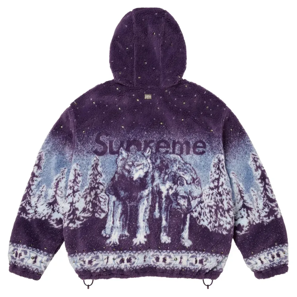 B.B. Simon x Supreme Jaqueta Reversible Purple FW25-W15 - Droper