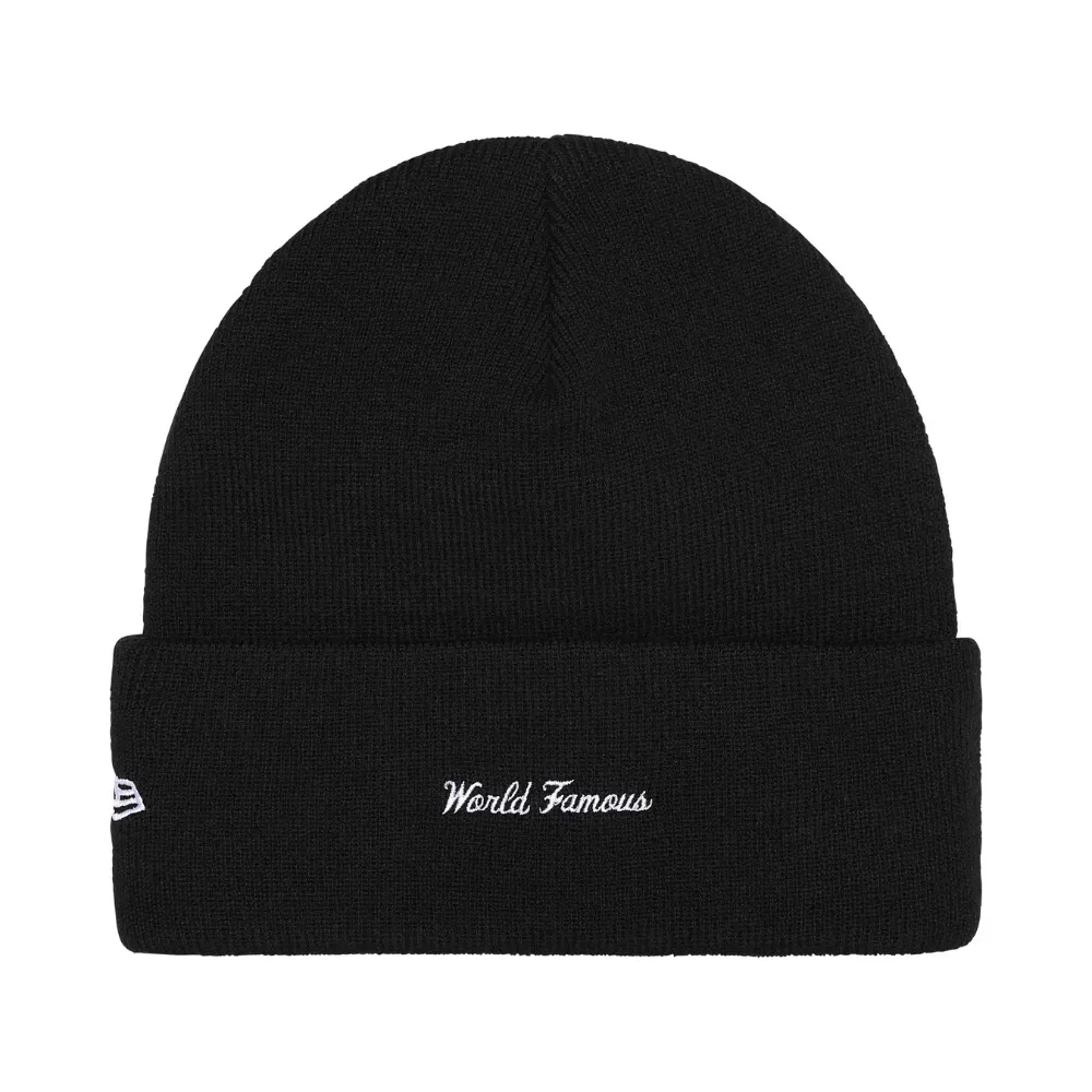 New Era x Supreme Touca Box Logo Black FW25-W15 - Droper