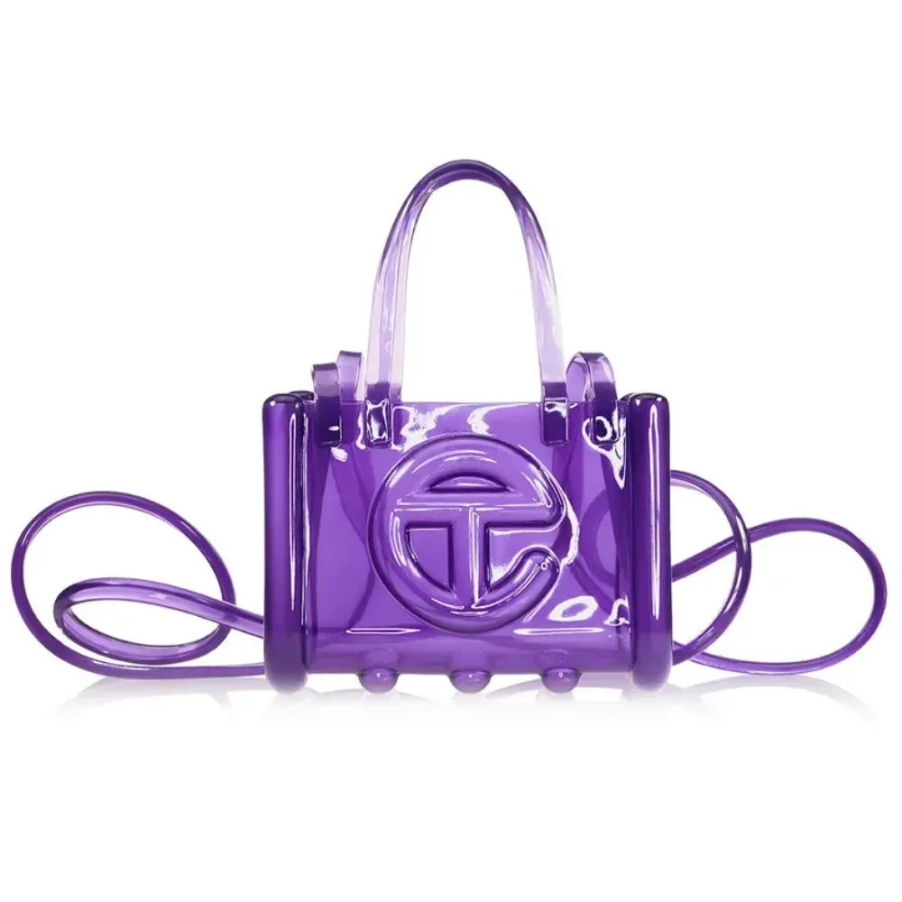 Melissa x Telfar Bolsa Small Jelly Shopper Purple - Droper